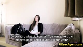 Uk Casting Amateur Facialized By Sex Agent