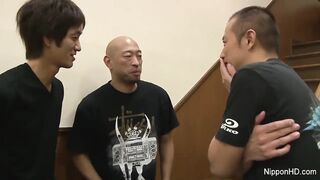 Teen Slut Fucks & Sucks A Whole Room Of Guys