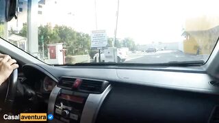 Real Amateur Public Anal Sex Risky On Super Market! People Walking Near...