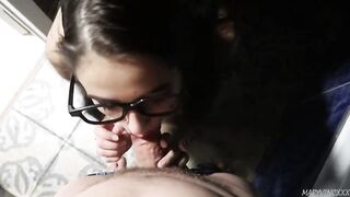 One Night Stand With Hot Nerdy Girl After House Party - Maryvincxxx