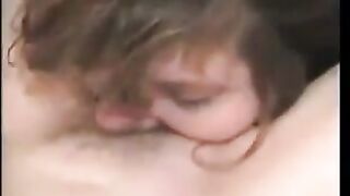 Mother Is Eating Her Little Girl Pussy Out