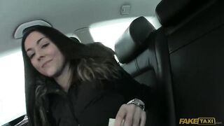 Cute Girl Iwia Fucking On The Back Seat - Faketaxi. Super Hot.