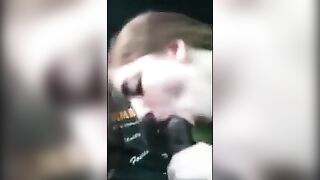 Sucking The Black Cock In The Car