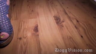 Hairy Redhead Cheating Wife Squirts To Pay Bill