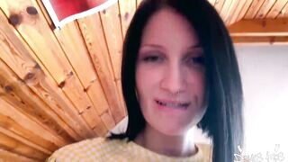 Keoki Star Masturbates A Dick With Bare Pussy Under Porn! A Lot Of Sperm!