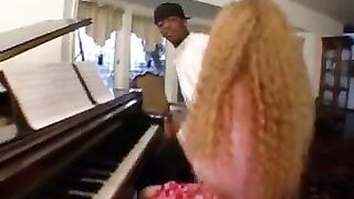 Mature Piano Teacher Fucked By Her Black Student