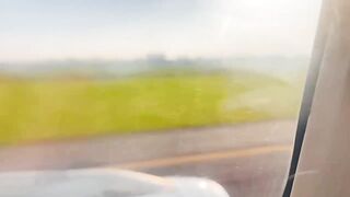 I Suck My Boyfriend's Cock On A Plane And End Up Making Him A Big Cum Load In My Mouth