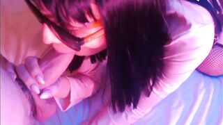 Eva Latex Suck Big Dick Pov And Fuck Her Wet Pussy Hard Fetish Brunette Pink Vinyl Hot Mature Gonzo