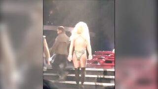 Britney Spears -- Tit Falls Out At Her Las Vegas Show 1-2-17