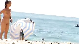 Nudist Beach Perv 5 Milf Stripping