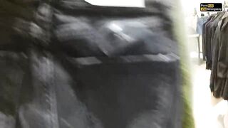 Stunning Girl Cums And Squirts In The Fitting Room At The Store.