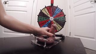 Wheel Of Misfortune - Take # 2 - Cbt Wheel Of Post Orgasm Torture - Cumshot