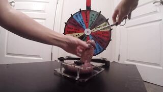 Wheel Of Misfortune - Take # 2 - Cbt Wheel Of Post Orgasm Torture - Cumshot