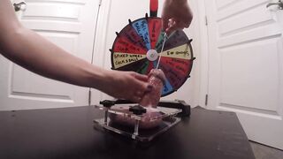 Wheel Of Misfortune - Take # 2 - Cbt Wheel Of Post Orgasm Torture - Cumshot
