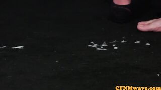 British Femdoms Racing With Handjobs In Group