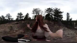 Giantess Makes Boss Serve Her In Public Until Orgasm! Freckledred 360 Vr Hd