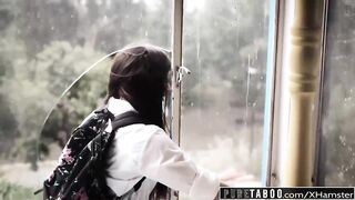 Pure Taboo Schoolgirls Punished After Breaking In House!