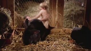 Old Fat Farmer With Beauty