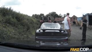 Fake Cop Boy Racer Gets Involved In Threesome