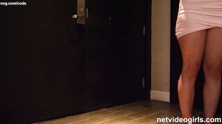 19 Year Old With Big Natural Tits And Gorgeous Thick Body Fucked During Audition