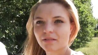 Sexy Blonde 20y First Bbc