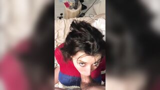 Big Tit Teen Loves Sucking Cock