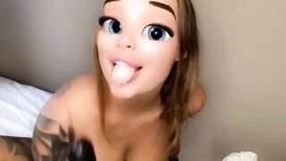 Princess Plays With Black Cock