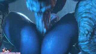 Hardcore Huge Cock Monster Fucking Sexy Anime Girl