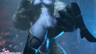 Hardcore Huge Cock Monster Fucking Sexy Anime Girl