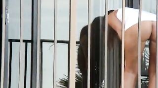 Cleaning The Balacony Hehe