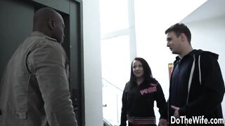 Hot Brunette Wife Sodomized By Black Guy