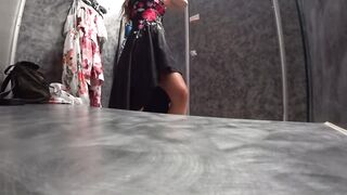 Hidden Camera Changing Room Voyeur - Topless - Amazing Tits