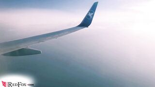Blonde Masturbate Pussy In The Airplane - Hot Solo