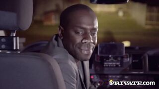 Car Fuck Stockings Shiny Glossy Nylon