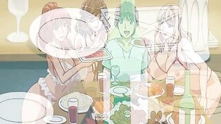 Three Huge Titted Hentai Babes Gets Fucked