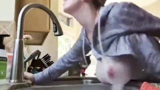 My Best Friend Let Me Fuck His Mature Wife In Kitchen