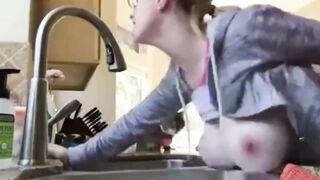 My Best Friend Let Me Fuck His Mature Wife In Kitchen