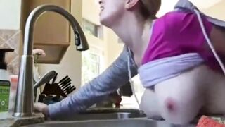 My Best Friend Let Me Fuck His Mature Wife In Kitchen