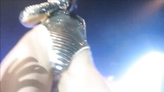 Mikey Cyrus Let's Fan Touching Her Pussy