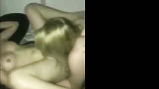 Lesbian Roommates Having Sweet Party