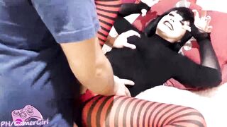 Hot Goth Stepsister Enjoy A Hard Fuck - Mavis