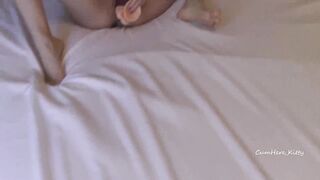 Caught Step Sister Masturbating During Quarantine, I Came Inside Her Pussy.