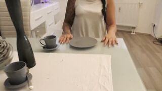 Sperm Scandal At Ffamily Celebration! Best Facial Ever ! Huuuuuge Cumshot