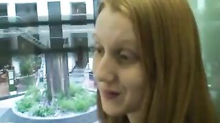 English Amateur Redhead At Airport Hotel