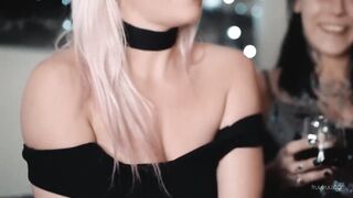 Unfaithful Husband Fucks Wife's Bestie Next To Sleepn Wife After Party.