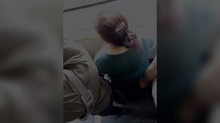 Groped And Humped. Fat Lady Suddenly Had A Lucky Day