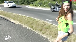 Teen Squirts In Public!