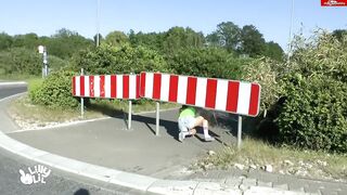 Teen Squirts In Public!