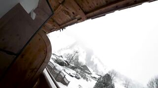 Amateur Public Sex On Snow Balcony 4k