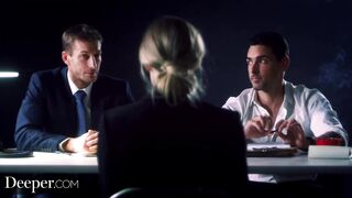 Deeper. Addie Spanked, Choked And Creampied By Small Hands